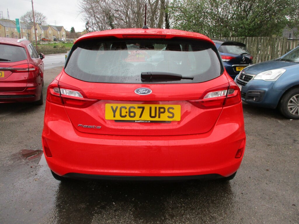 Ford Fiesta 1.1 Ti-vct Zetec Hatchback Euro YC67UPS Red #5