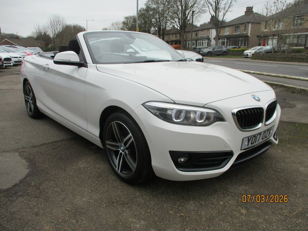 BMW 2 Series 1.5 218I Sport Convertible Euro White #3