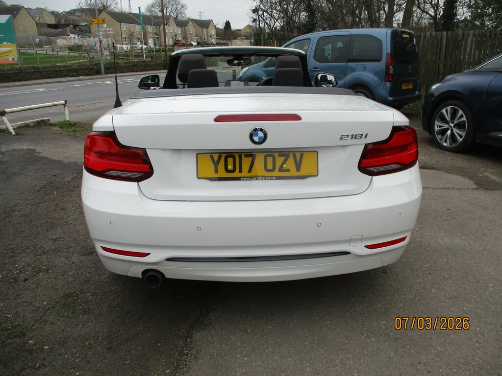 BMW 2 Series 1.5 218I Sport Convertible Euro White #5