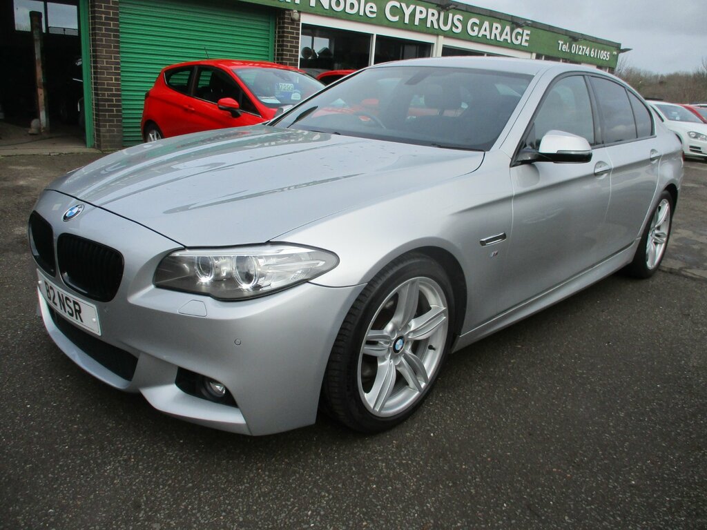 BMW 5 Series 2.0 520D M Sport Saloon Euro 6 S Silver