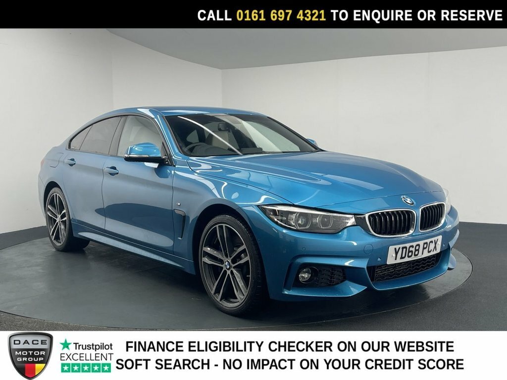 BMW 4 Series Gran Coupe 3L M Sport Blue