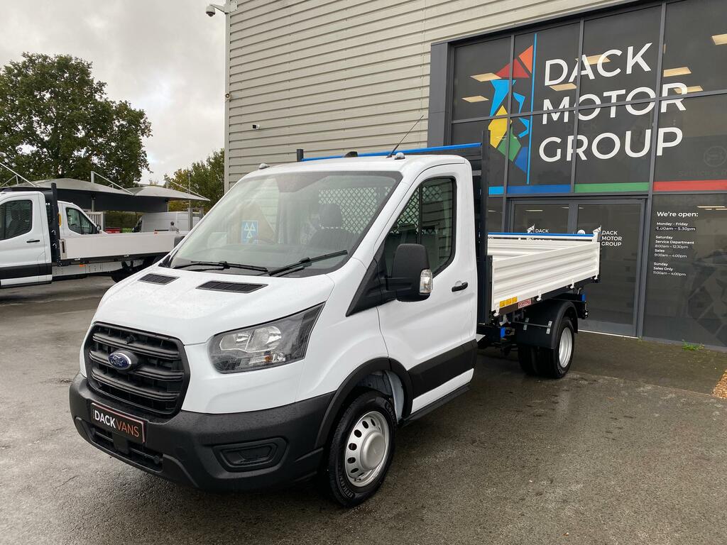 Ford Transit Custom L2 Alloy Tipper, Air Con, Dual Rear Wheel, Big Scr HV26GFE White #3