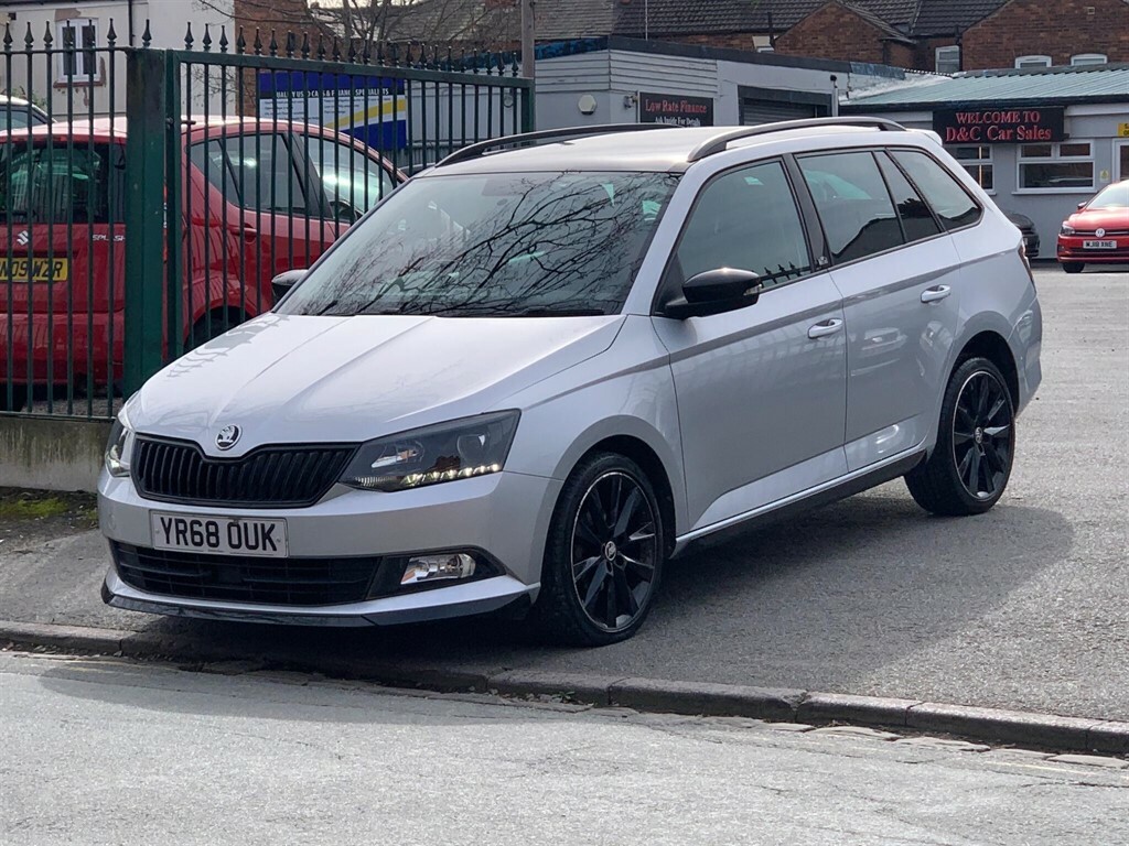 Skoda Fabia 1.0 Tsi Monte Carlo Euro 6 Ss YR68OUK Silver #4
