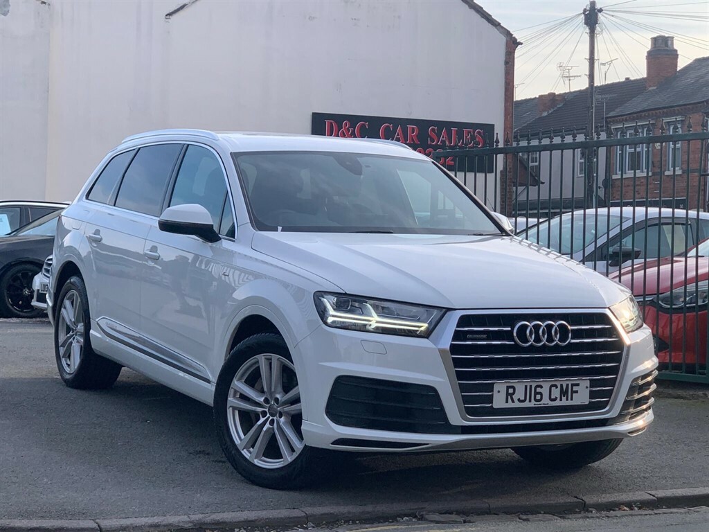 Audi Q7 3.0 Tdi V6 S Line Tiptronic Quattro Euro 6 Ss 5 RJ16CMF White #5