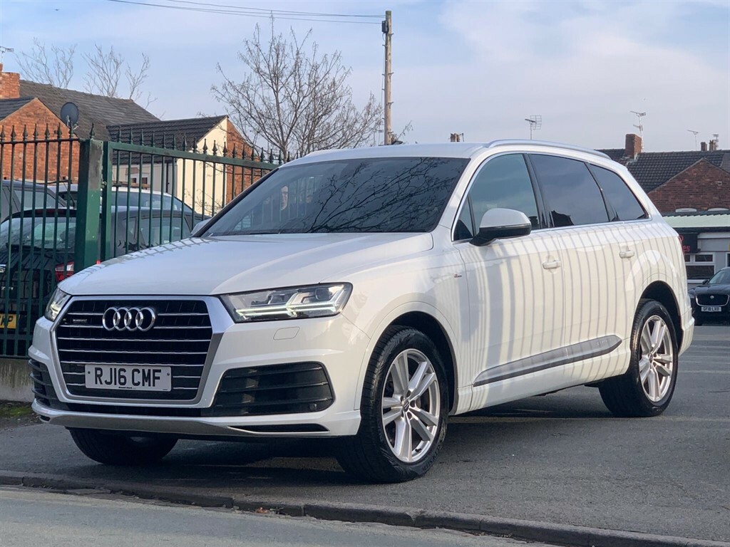 Audi Q7 3.0 Tdi V6 S Line Tiptronic Quattro Euro 6 Ss 5 RJ16CMF White #3