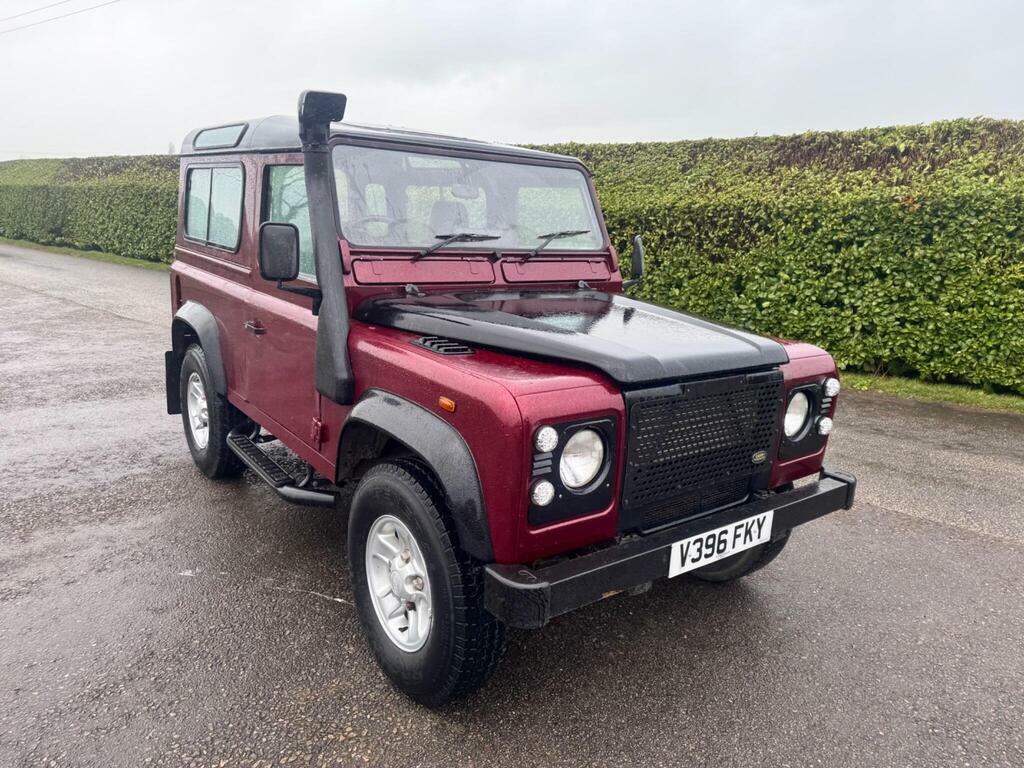 Land Rover Defender 90 Suv Red #2