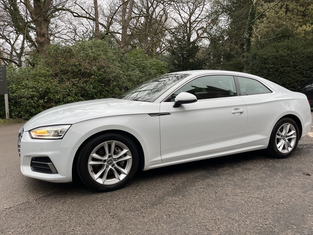 Audi A5 Coupe GU17BYD White #6