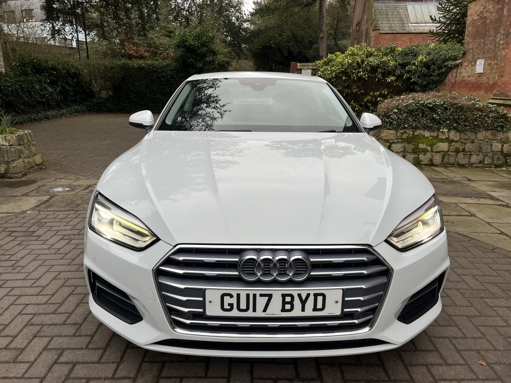 Audi A5 Coupe GU17BYD White #5