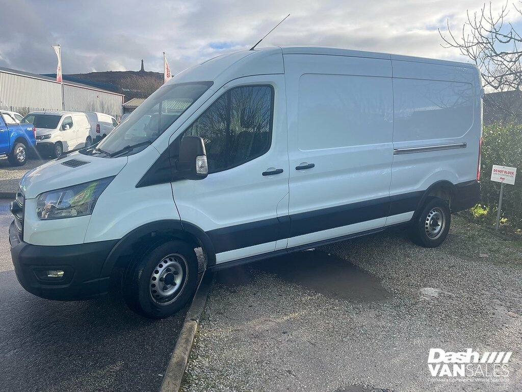 Ford Transit Custom 350 Ecoblue Leader CK72YRS White #3