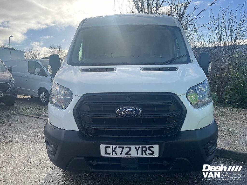 Ford Transit Custom 350 Ecoblue Leader CK72YRS White #2