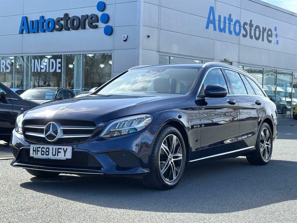 Mercedes-Benz C Class 1.5 C200 Mhev Eq Boost Sport G-tronic Euro 6 Ss Blue