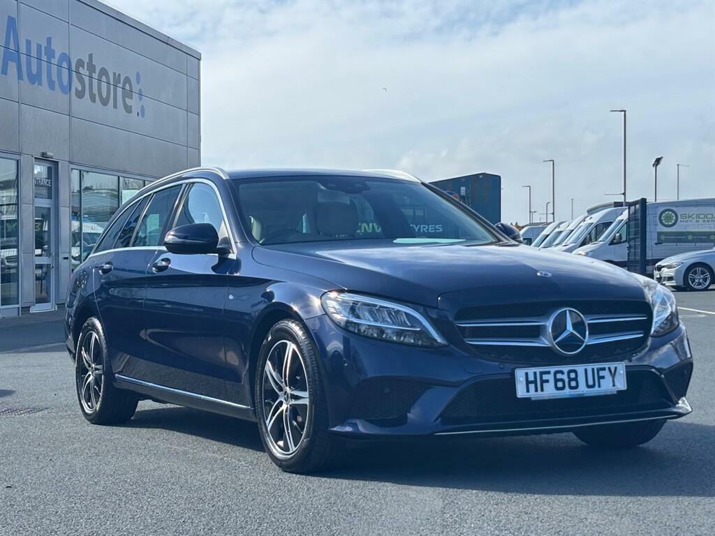 Mercedes-Benz C Class 1.5 C200 Mhev Eq Boost Sport G-tronic Euro 6 Ss HF68UFY Blue #3