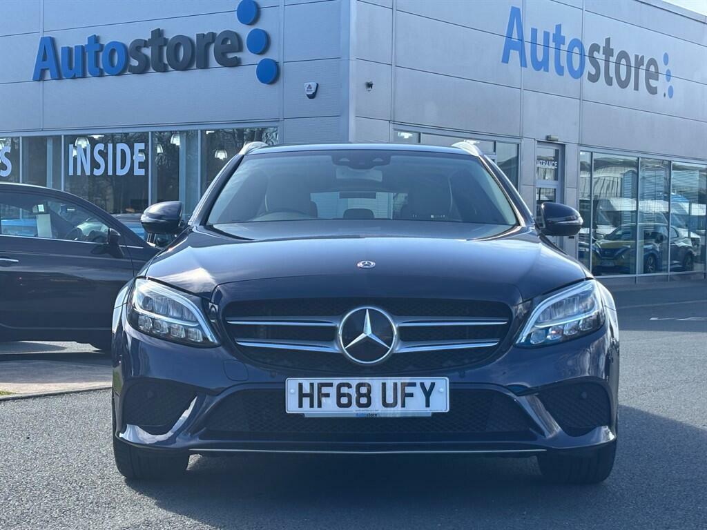 Mercedes-Benz C Class 1.5 C200 Mhev Eq Boost Sport G-tronic Euro 6 Ss HF68UFY Blue #2