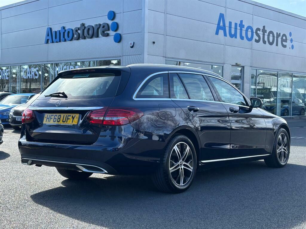 Mercedes-Benz C Class 1.5 C200 Mhev Eq Boost Sport G-tronic Euro 6 Ss HF68UFY Blue #5