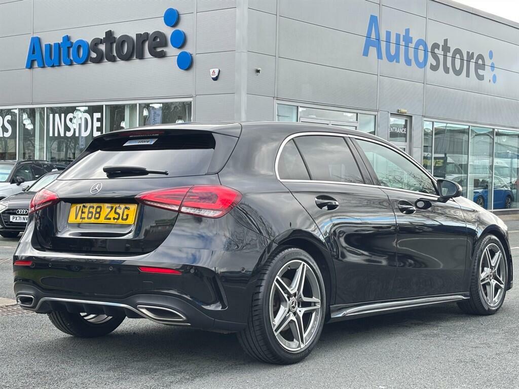 Mercedes-Benz A Class 1.3 A200 Amg Line Executive 7G-dct Euro 6 Ss VE68ZSG Black #5