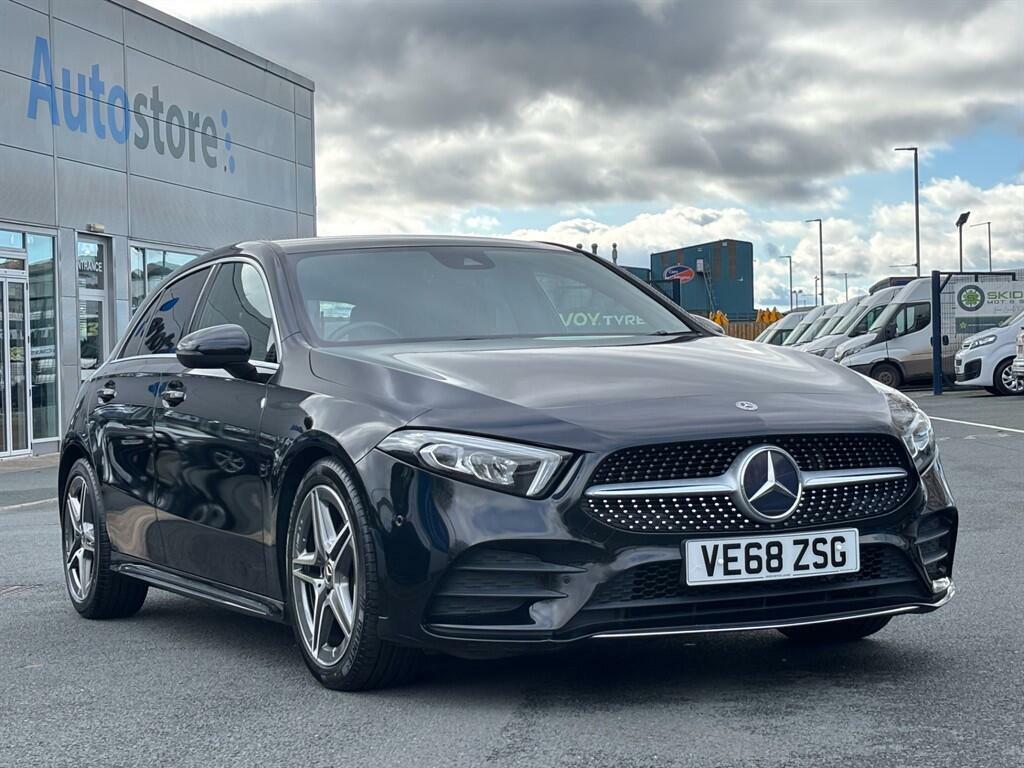 Mercedes-Benz A Class 1.3 A200 Amg Line Executive 7G-dct Euro 6 Ss VE68ZSG Black #3