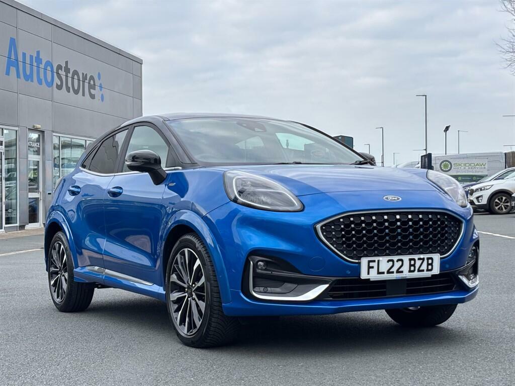 Ford Puma 1.0T Ecoboost Mhev St-line Vignale Dct Euro 6 Ss FL22BZB Blue #3