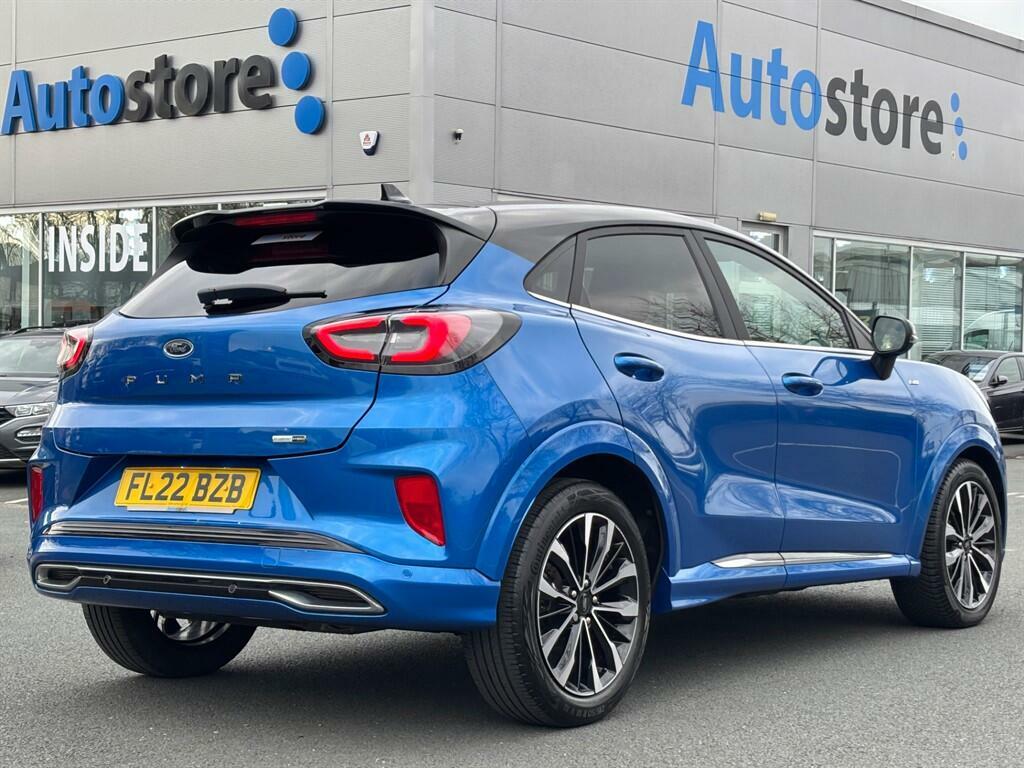 Ford Puma 1.0T Ecoboost Mhev St-line Vignale Dct Euro 6 Ss FL22BZB Blue #5