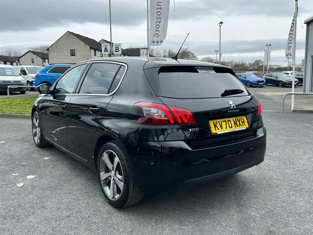 Peugeot 308 1.2 Puretech Tech Edition Euro 6 Ss KV70NXH Black #4