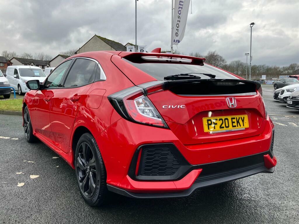 Honda Civic Sr Red #6