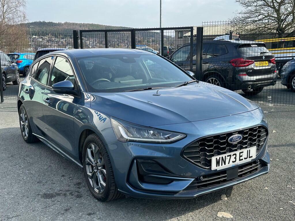 Ford Focus 1.0T Ecoboost Mhev St-line Edition Euro 6 Ss WN73EJL Blue #4