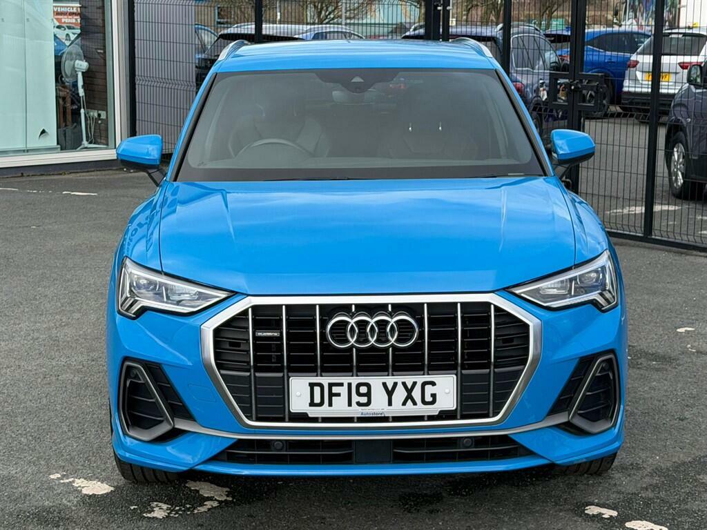 Audi Q3 2.0 Tdi 35 S Line Quattro Euro 6 Ss DF19YXG Blue #3