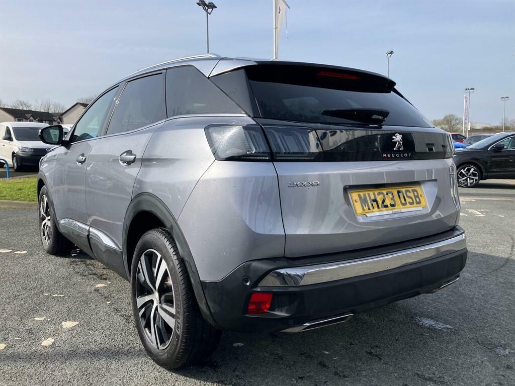 Peugeot 3008 1.2 Puretech Gt Eat Euro 6 Ss MH23OSB Grey #4