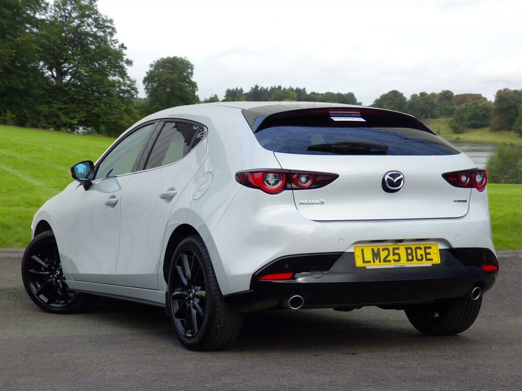 Mazda 3 2.5 E-skyactiv-g Mhev Homura Euro 6 Ss LM25BGE White #3