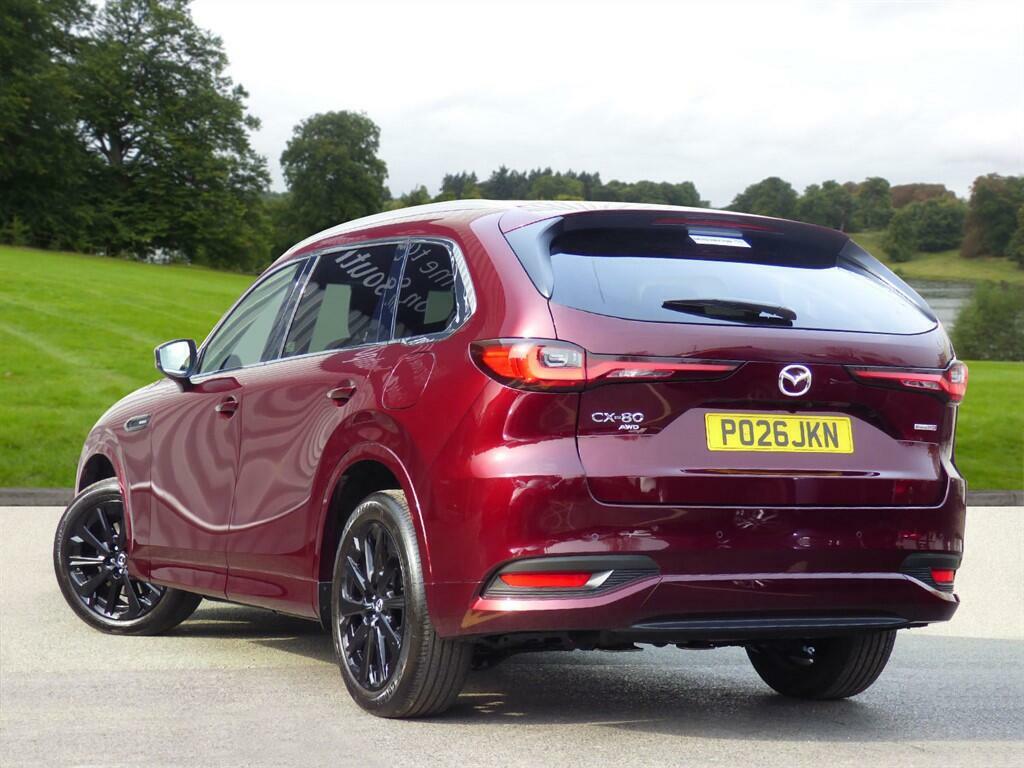 Mazda CX-80 3.3 E-skyactiv D Mhev Homura Plus 4Wd Euro 6 P026JKN Red #4