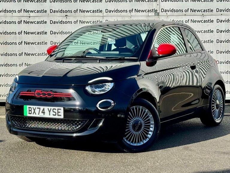 Fiat 500 24Kwh Red Hatchback 95 Ps Black #3