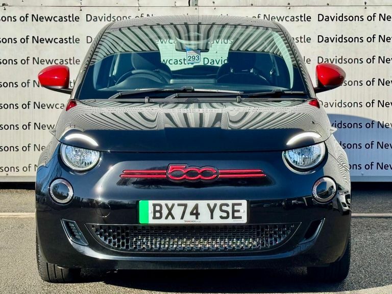 Fiat 500 24Kwh Red Hatchback 95 Ps Black #2
