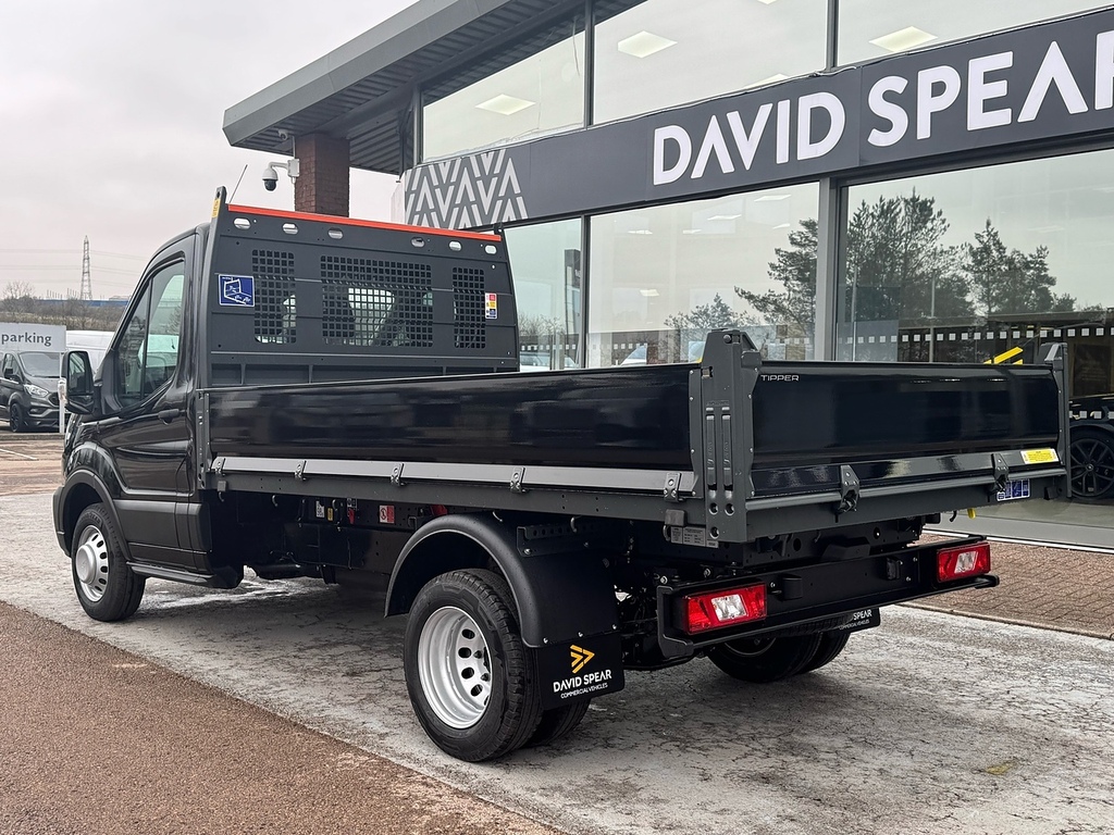 Ford Transit Custom 165Ps 350 Leader Single Cab Tipper Drw With Ac, R Black #4