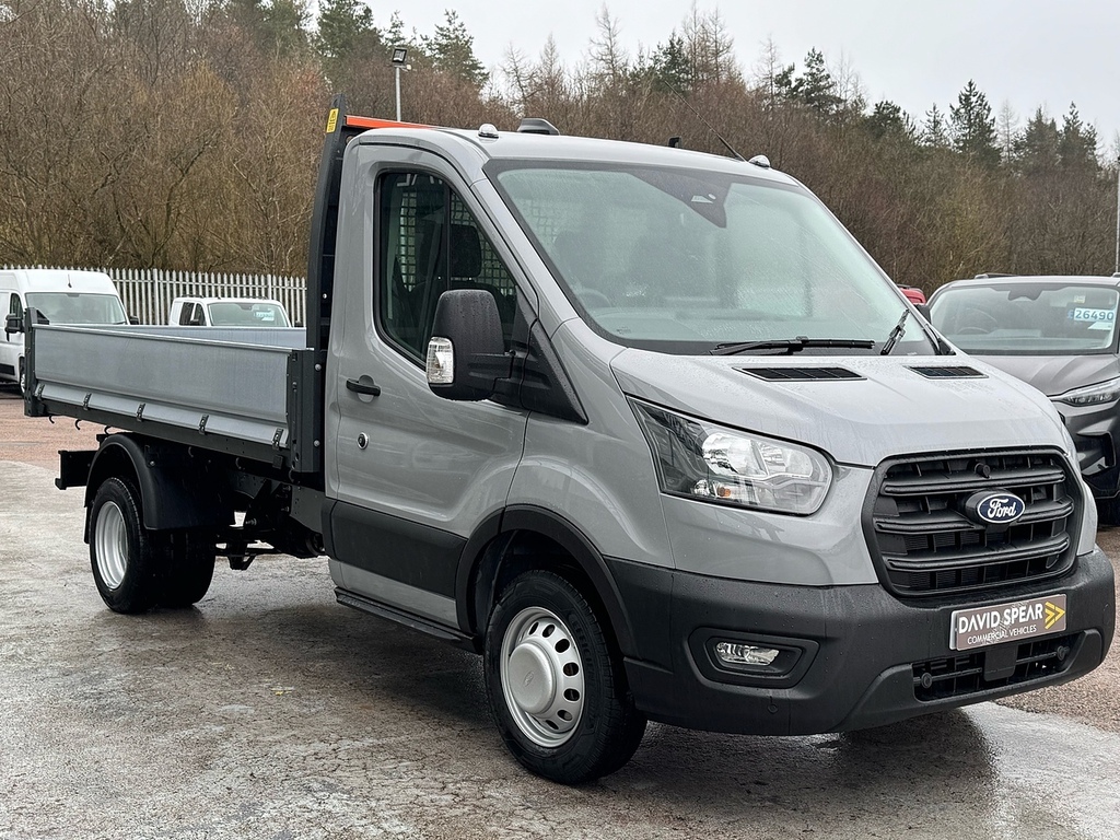 Ford Transit Custom 165Ps 350 Leader Single Cab Tipper Drw With Ac, R Grey #3