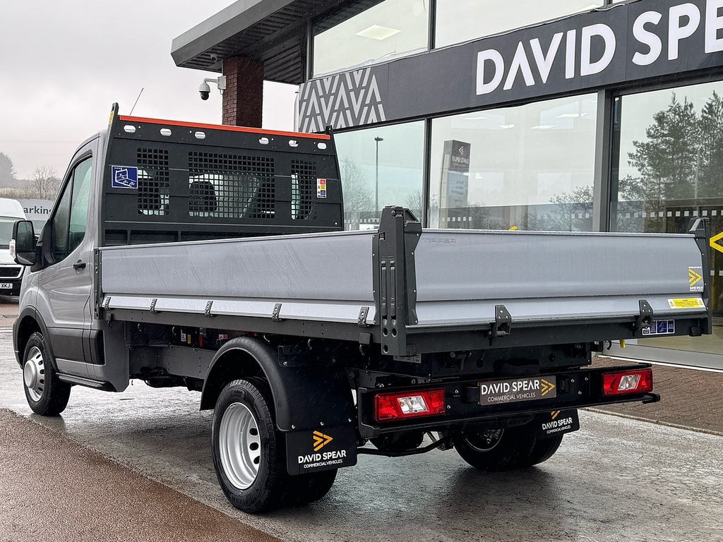 Ford Transit Custom 165Ps 350 Leader Single Cab Tipper Drw With Ac, R Grey #4