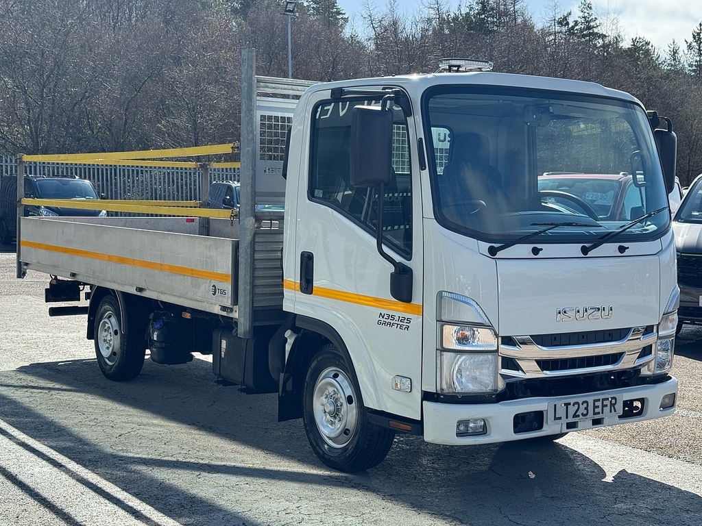 Isuzu 125Ps D N35 L4 Lwb 4.4M Aluminium Dropside With Fa LT23EFR White