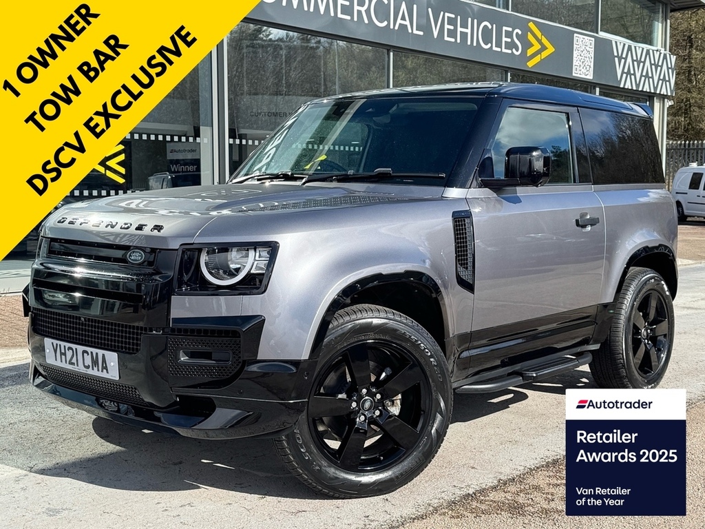 Land Rover Defender 90 D200 Mhev 200Ps 4Wd Swb With Fsh, Dscv Exclusive Grey