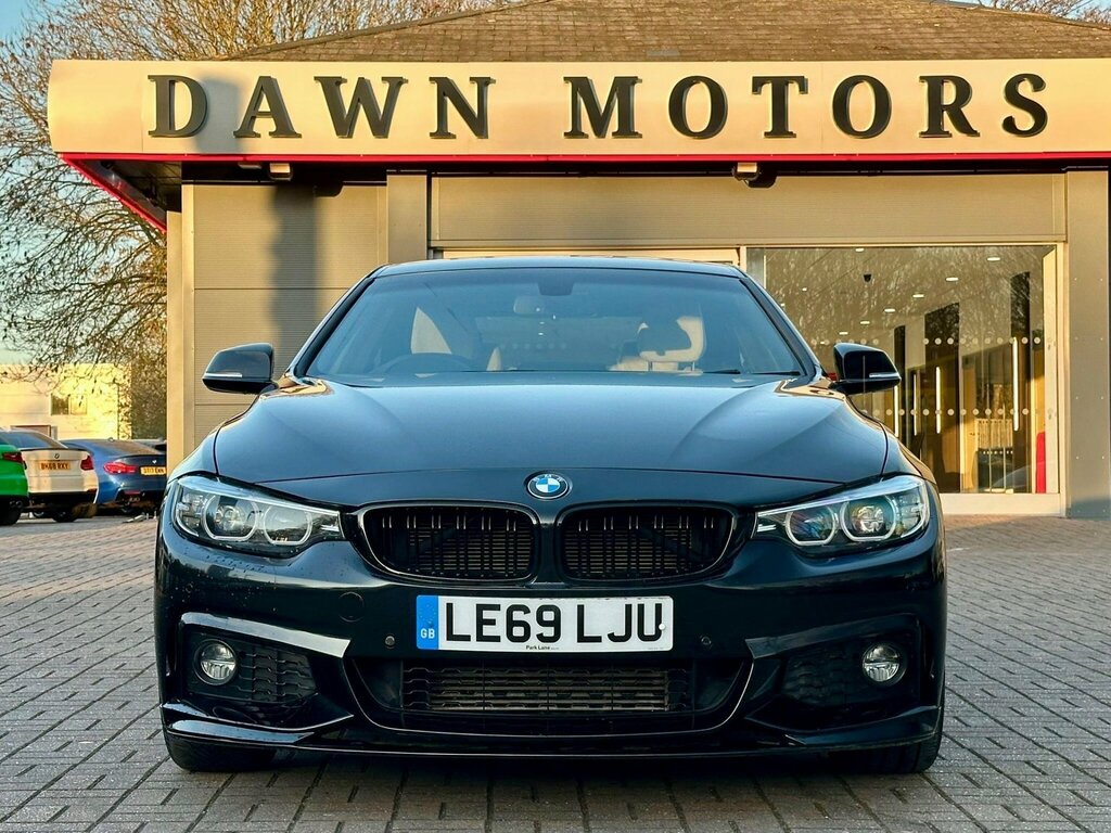 BMW 4 Series 2.0 420D M Sport Euro 6 Ss LE69LJU Black #2