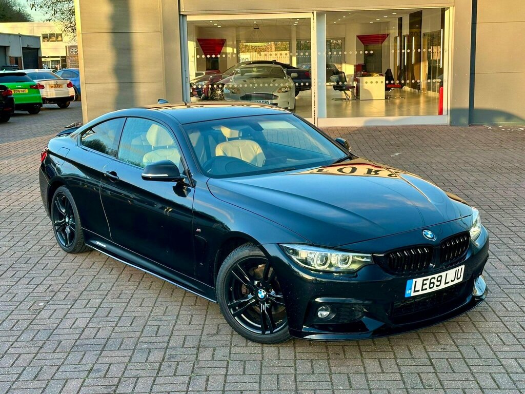 BMW 4 Series 2.0 420D M Sport Euro 6 Ss LE69LJU Black #4