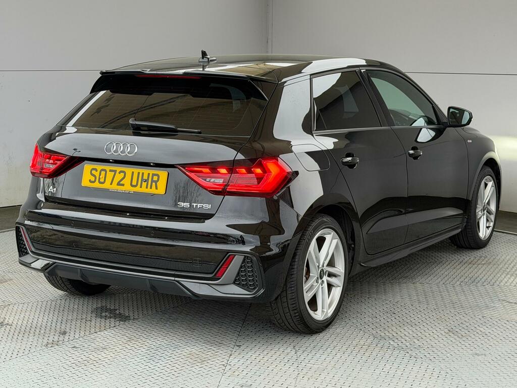 Audi A1 1.5 Tfsi 35 S Line Sportback S Tronic E SO72UHR Black #6
