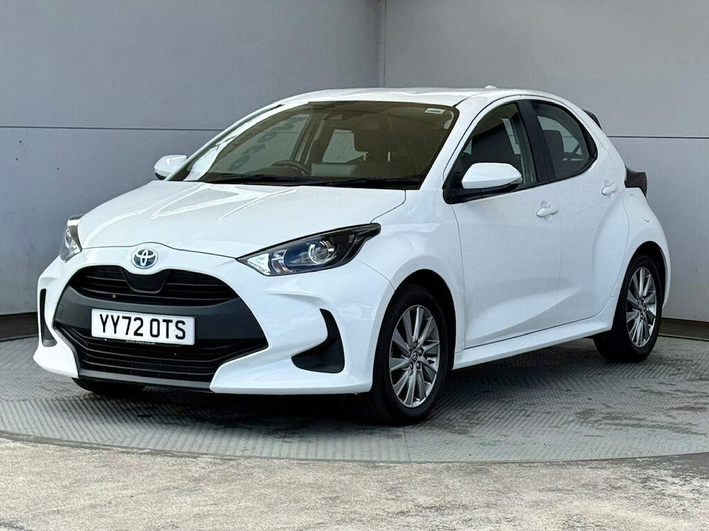 Toyota Yaris 1.5 Vvt-h Icon Hatchback Hybrid E-cvt E YY72OTS White #3
