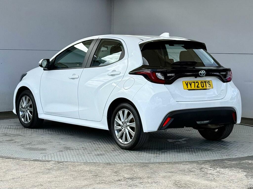 Toyota Yaris 1.5 Vvt-h Icon Hatchback Hybrid E-cvt E YY72OTS White #5