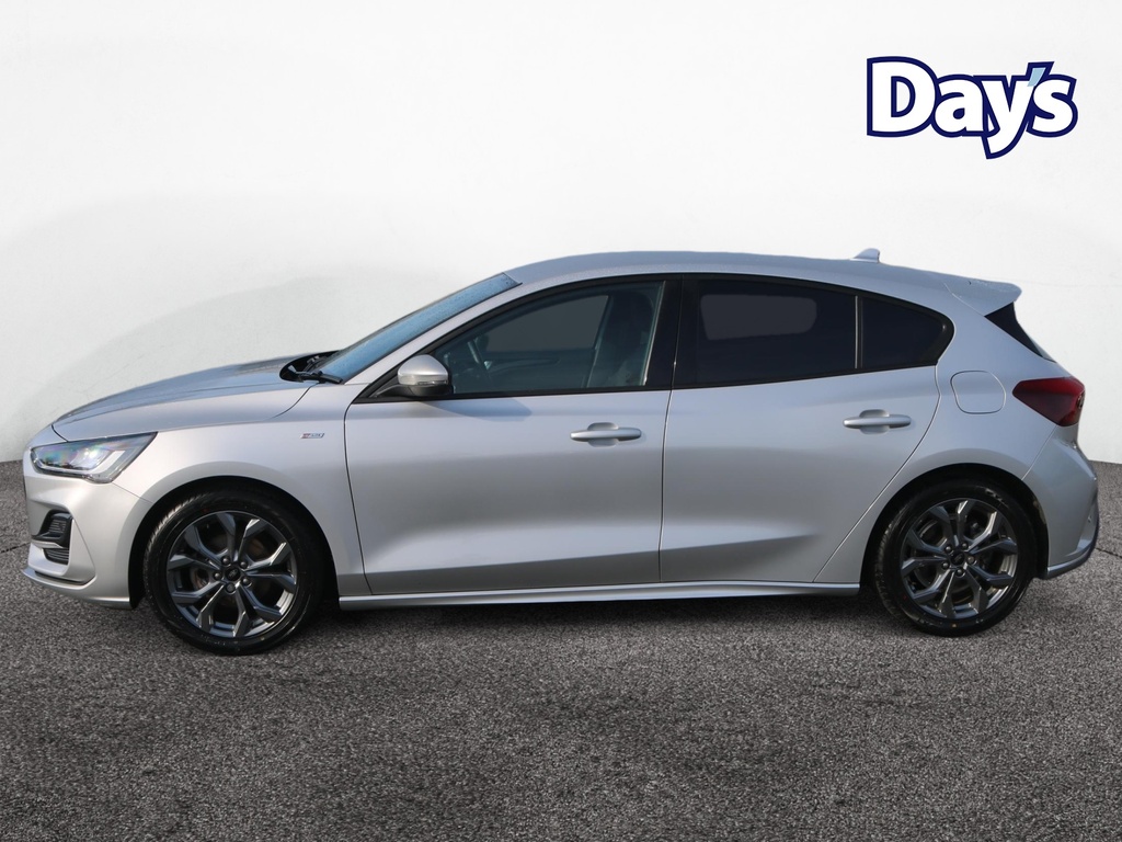 Ford Focus 1.0T Ecoboost Mhev St-line Hatchback Hy CU25JLO Silver #4