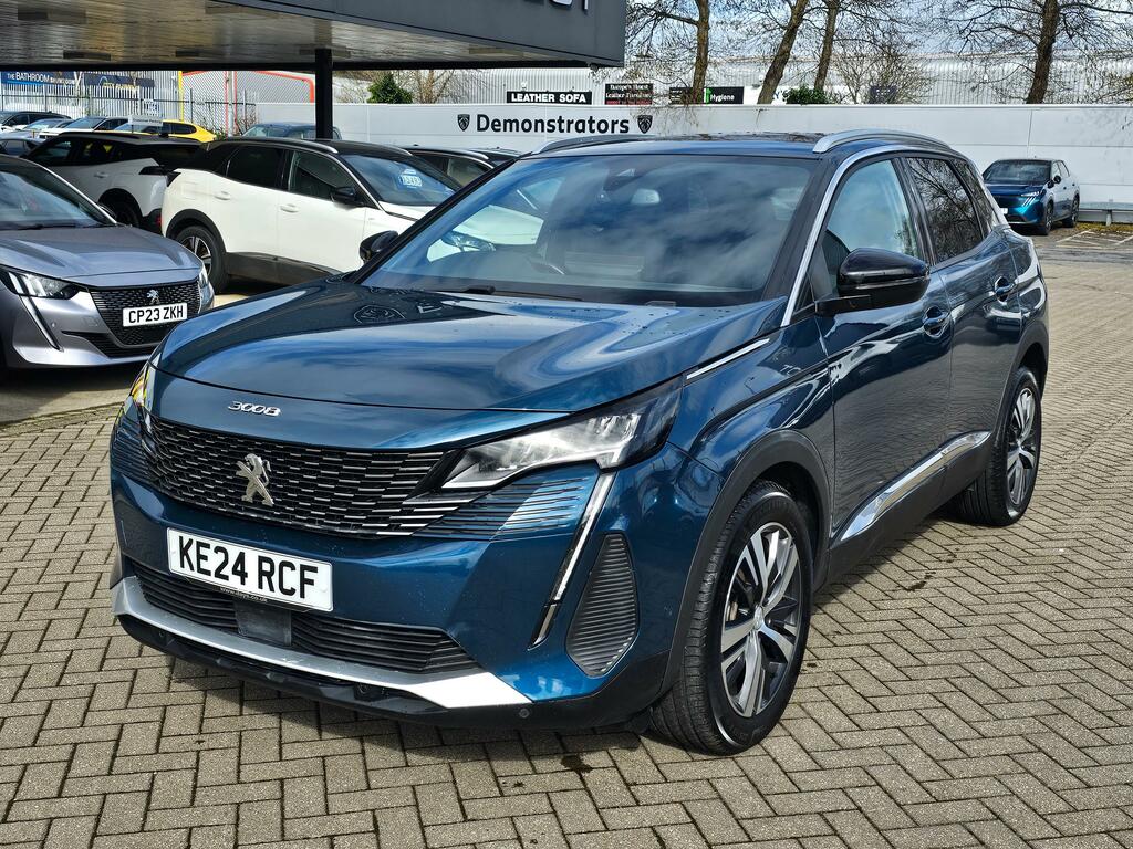 Peugeot 3008 1.2 Puretech Allure Suv Eat Euro 6 Ss KE24RCF Blue #3