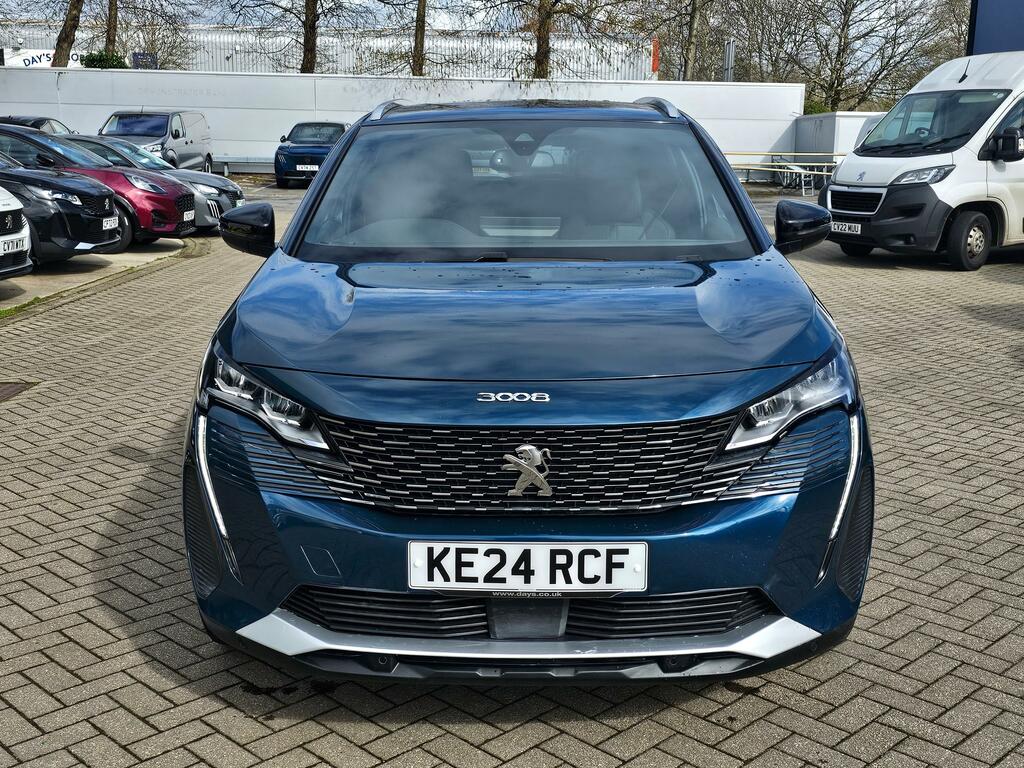 Peugeot 3008 1.2 Puretech Allure Suv Eat Euro 6 Ss KE24RCF Blue #2