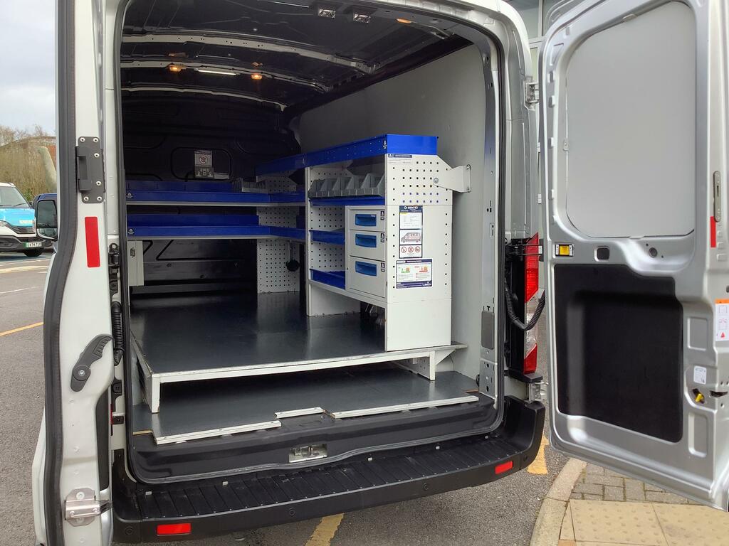 Ford Transit Custom 350 L2 H2 Leader Panel Van 2.0L 130Ps Manua YP22KSN Silver #2