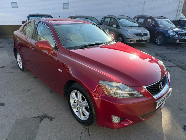 Lexus IS 2.2 220Td Saloon 168 G Km 175 B BV56BRF Red #2