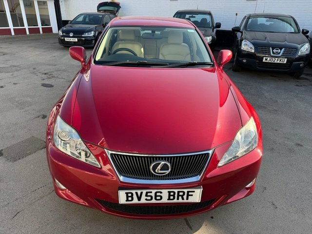 Lexus IS 2.2 220Td Saloon 168 G Km 175 B BV56BRF Red #4