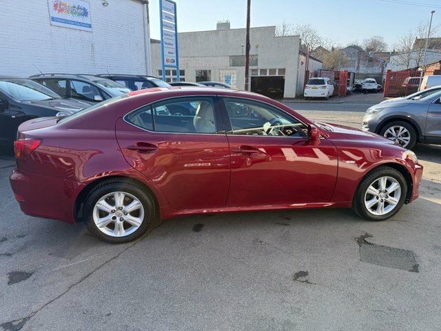 Lexus IS 2.2 220Td Saloon 168 G Km 175 B BV56BRF Red #5