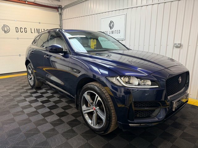Jaguar F-Pace P250i R-sport Suv WF67XUX Blue #4