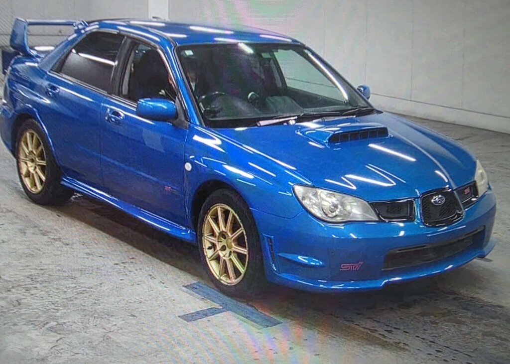 Subaru WRX STI Rally Car Blue #7
